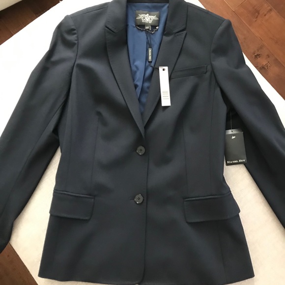 Rachel Roy navy blazer - Picture 2 of 5
